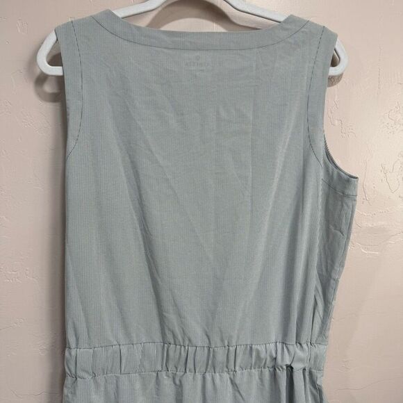 Athleta stripped Gray/white Dress - Picture 6 of 7